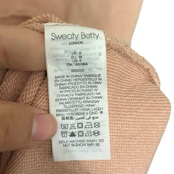 Sweaty Betty Pink Revive Tee Mini Dress Size Small 6 - Picture 6 of 8